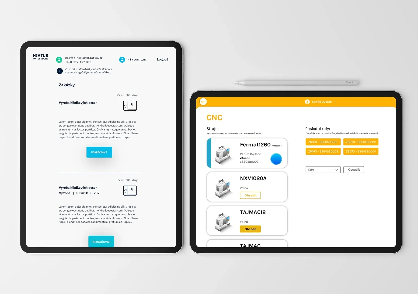 Hiatus: Automatization of company processes.