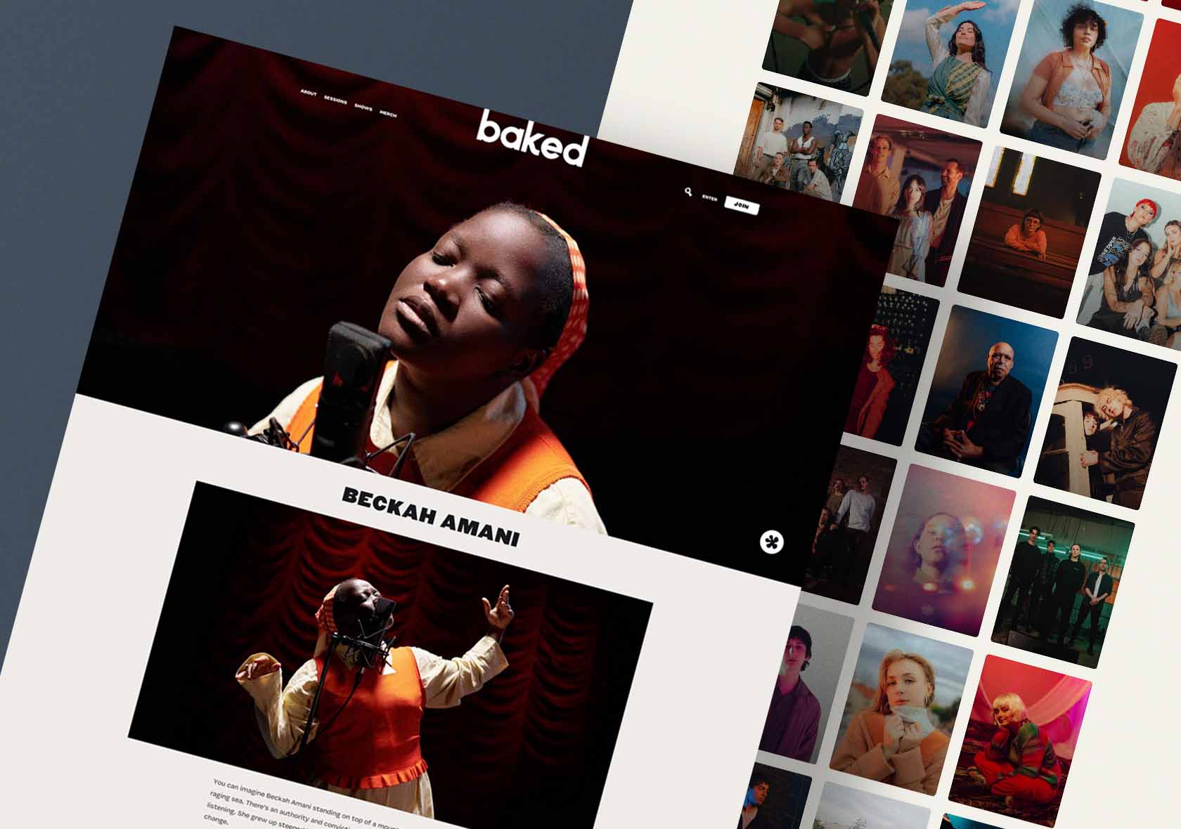 The Baked - Migration from SquareSpace, template customization